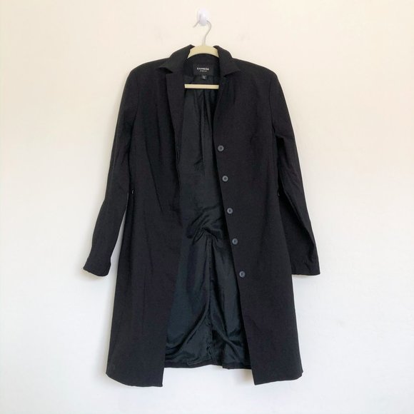 Express Black Long Professional Jacket